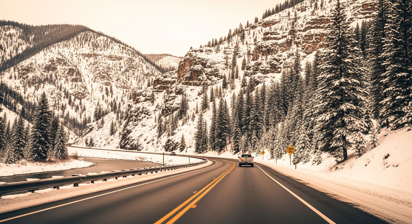 Grand Prismatic Spring in Yellowstone with steam rising at golden hour